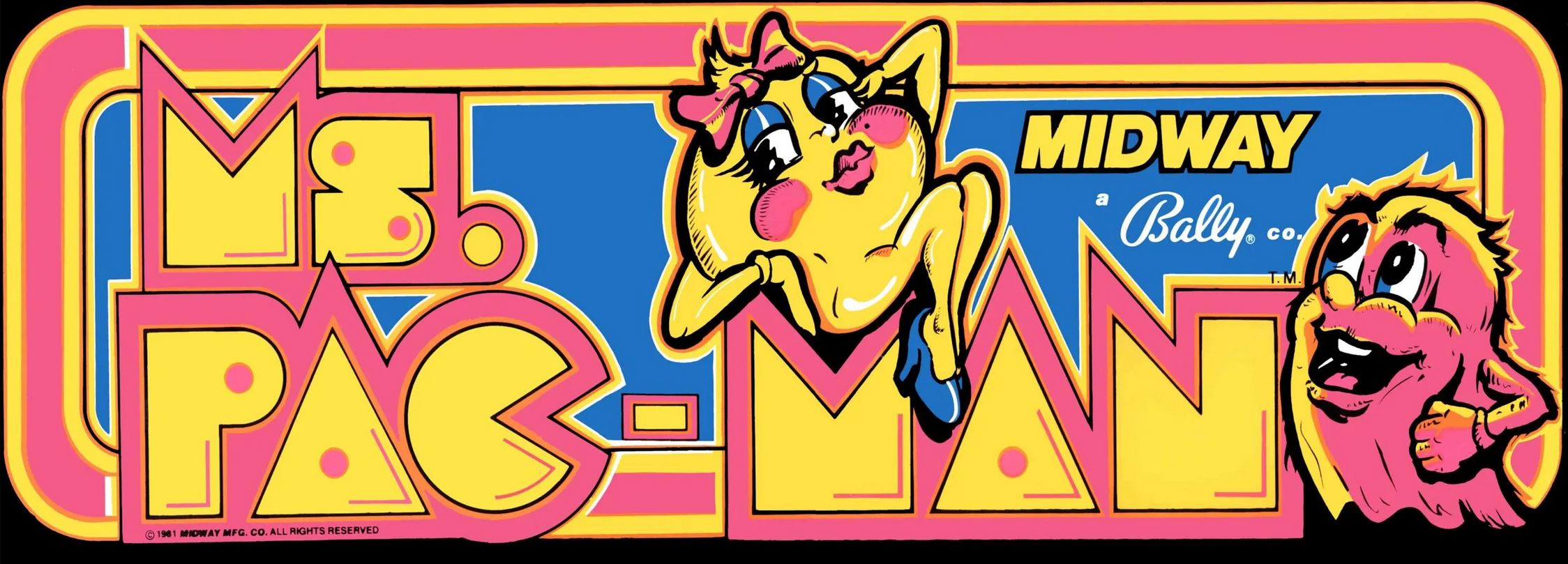 Marquee for Ms. Pac-Man (1981)