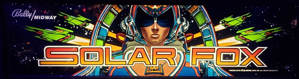 Marquee for Solar Fox (1981)