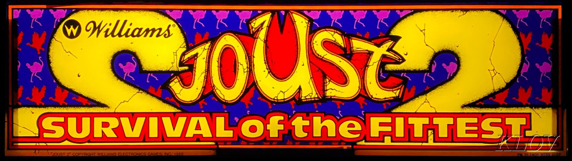 Marquee for Joust 2 (1986)